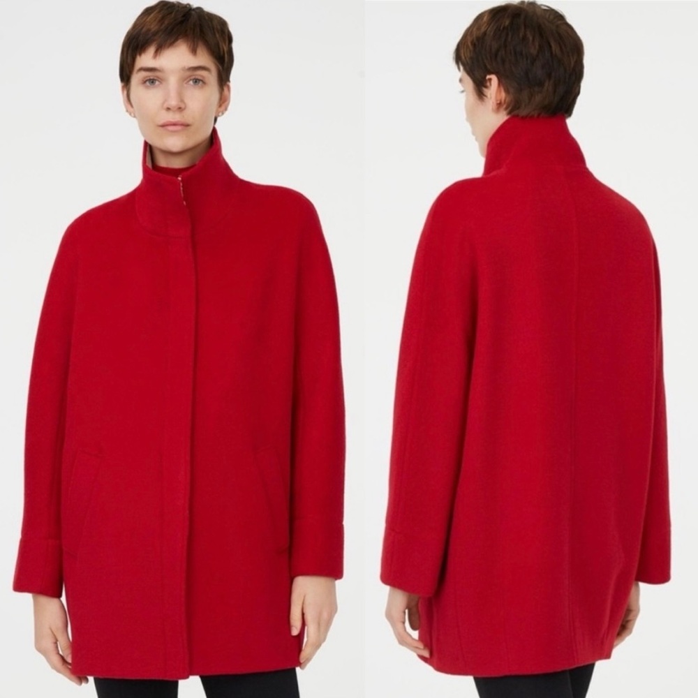 Club Monaco Remmi Wool Red Coat Jacket